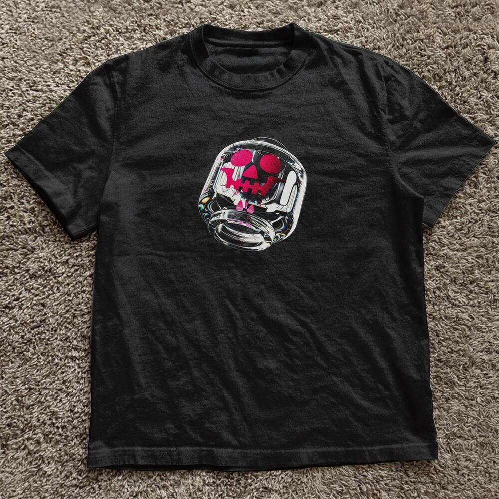 Black Roblox Skull Tee